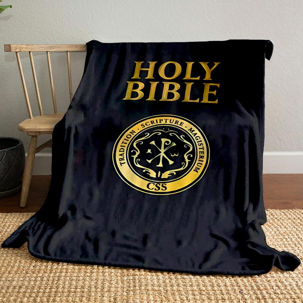 Holy Bible Emblem Blanket Printed Blanket for Living Room Bed Couch lunch break Soft Cozy Blanket for Friend s festival Gift 80cm x 120cm
Holy Bible Emblem Blanket Printed Blanket for Living Room Bed Couch lunch break Soft Cozy Blanket for Friend s festival Gift 80cm x 120cm