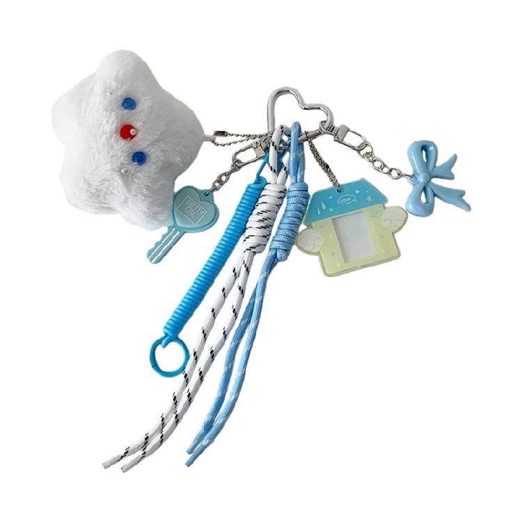 Cute Plush Bear Keychain Clip On Charm For Key Bags School Supplies Key Holders Soft Fuzzy Decoration And Practical Use синій
Cute Plush Bear Keychain Clip On Charm For Key Bags School Supplies Key Holders Soft Fuzzy Decoration And Practical Use синій