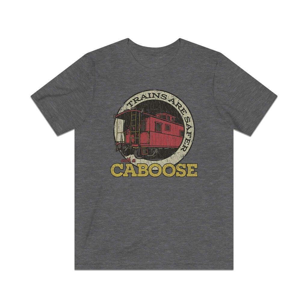 Trains Are Safer With a Caboose 1981 Vintage Men s T shirt L
Trains Are Safer With a Caboose 1981 Vintage Men s T shirt L