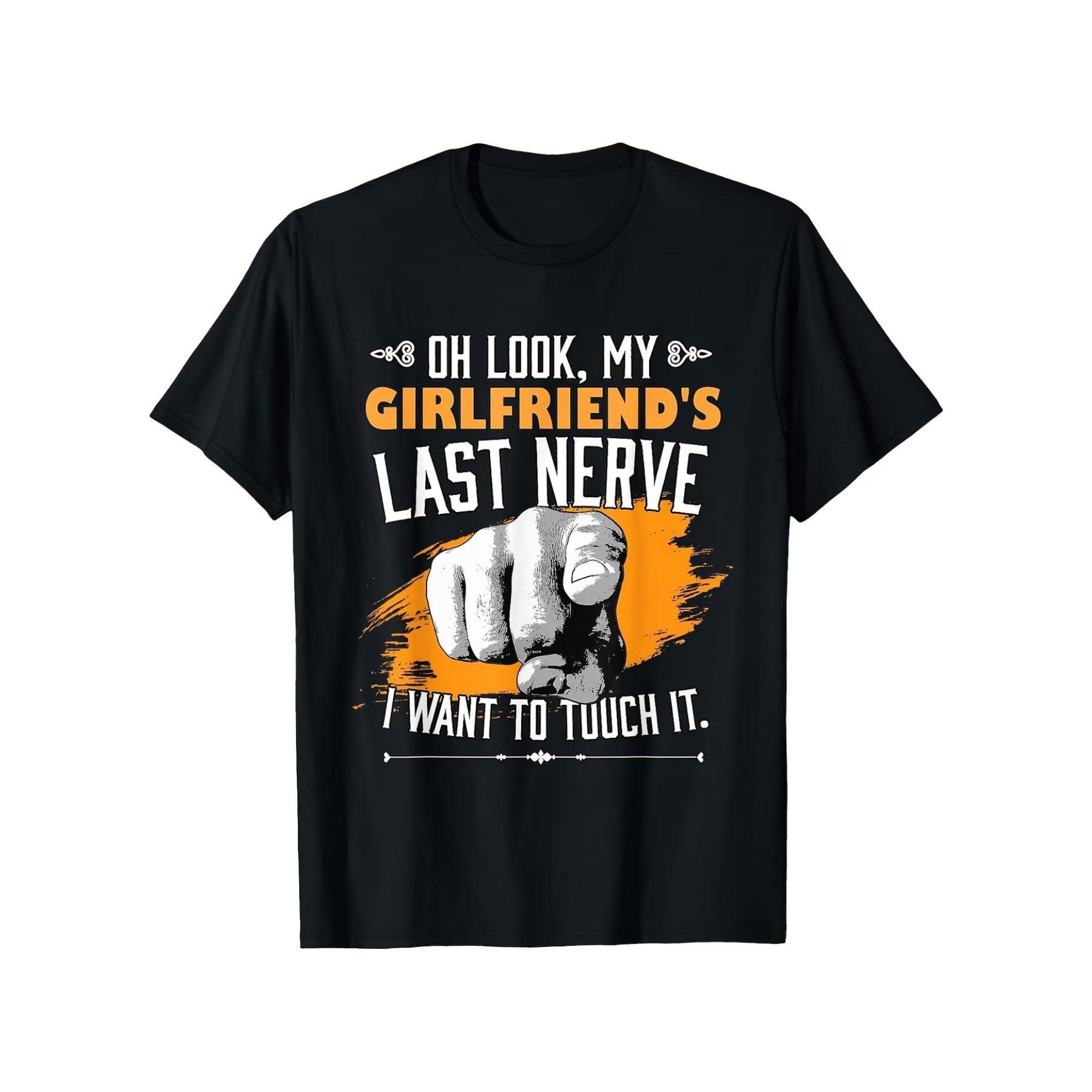 Funny Oh Look! My Girlfriend s Last Nerve Couples T-Shirt - Humorous Boyfriend/Girlfriend Graphic Tee S чёрный
Funny Oh Look! My Girlfriend s Last Nerve Couples T-Shirt - Humorous Boyfriend/Girlfriend Graphic Tee S чёрный