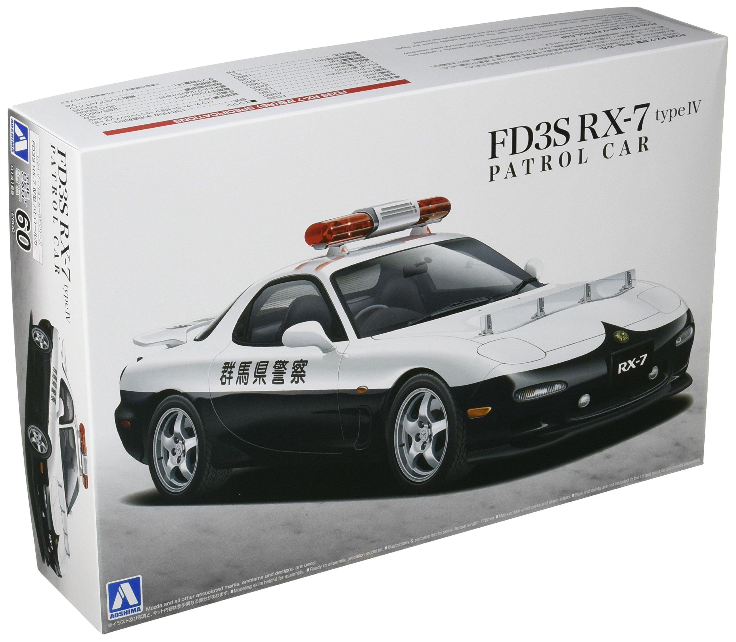 Aoshima Bunka Kyozai The Best Car GT Series Mazda FD3S Тип IV Патрульная машина Пластиковая модель 1/24 № 60 RX-7
Aoshima Bunka Kyozai The Best Car GT Series Mazda FD3S Тип IV Патрульная машина Пластиковая модель 1/24 № 60 RX-7
