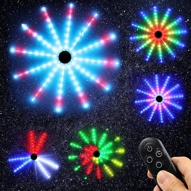 LED Fireworks Light LED Garland RGB Neon String Light Bluetooth APP Control Music Sync Bedroom Wedding Christmas Decor
LED Fireworks Light LED Garland RGB Neon String Light Bluetooth APP Control Music Sync Bedroom Wedding Christmas Decor