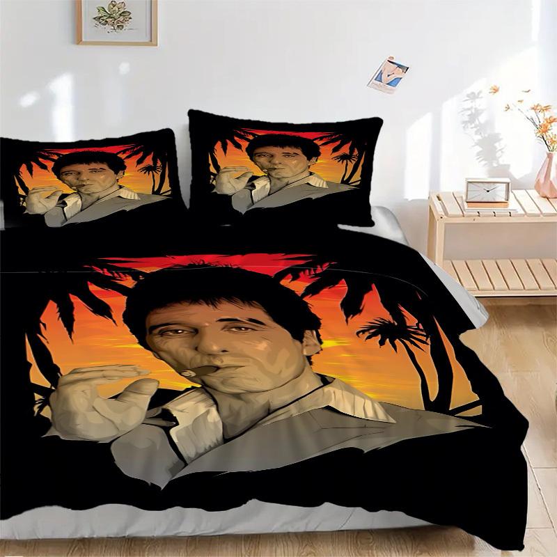 3pcs Scarface Comforter Set - Four Seasons Home High,Machine Washable Bedspread with Pillowcases (No Filling) yy250909075 135x200cm
3pcs Scarface Comforter Set - Four Seasons Home High,Machine Washable Bedspread with Pillowcases (No Filling) yy250909075 135x200cm