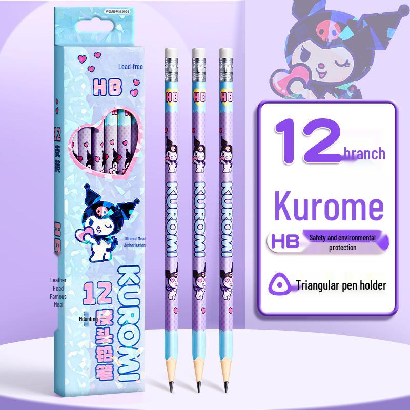 Sanrio Kuromi HB Pencil for Students - Durable, Natural Wood Design HB
Sanrio Kuromi HB Pencil for Students - Durable, Natural Wood Design HB