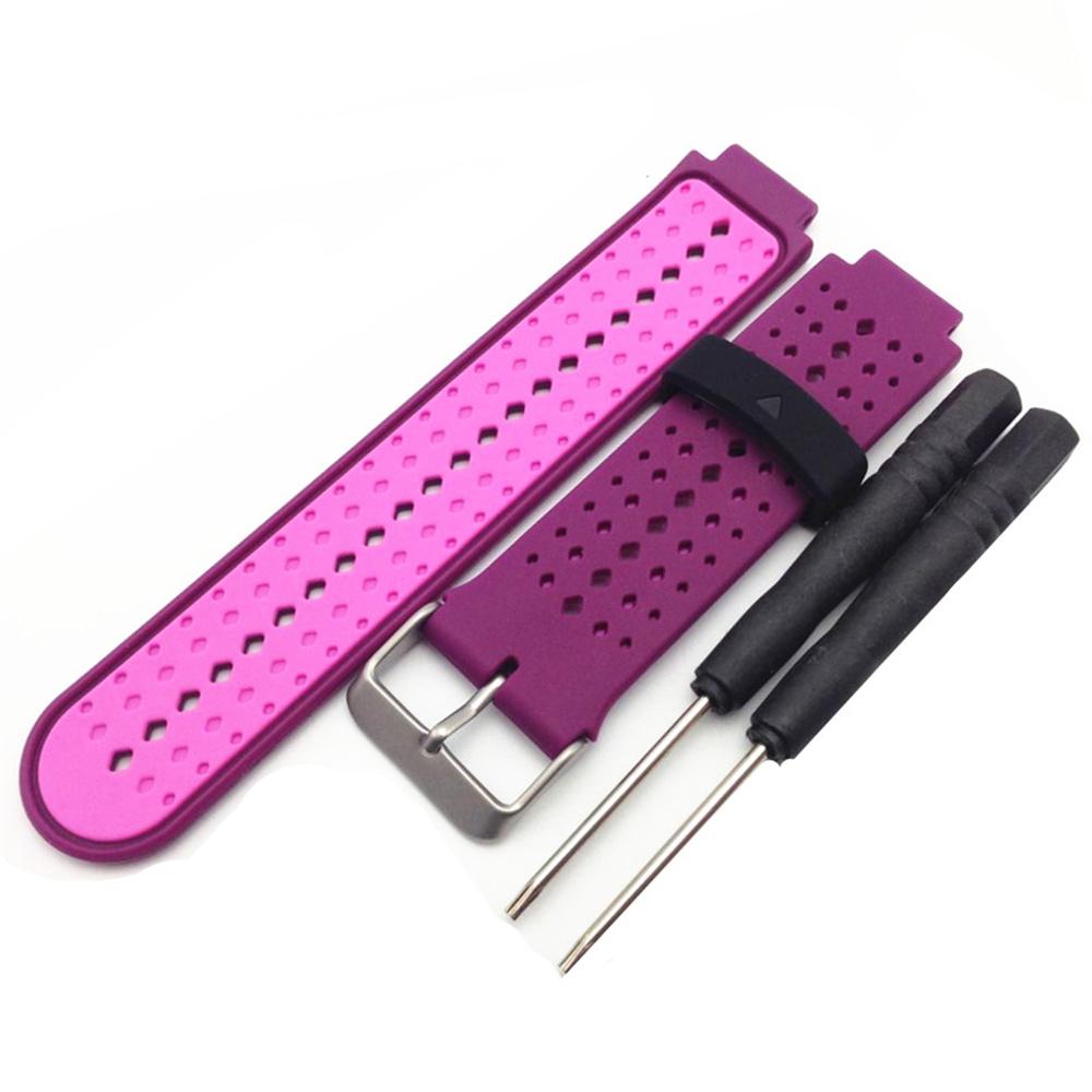 Silicone Watchband Strap For Garmin Forerunner 235/220/230/620/630/735XT Approach S20 SmartWatch Wristband with Tool Accessories
Silicone Watchband Strap For Garmin Forerunner 235/220/230/620/630/735XT Approach S20 SmartWatch Wristband with Tool Accessories