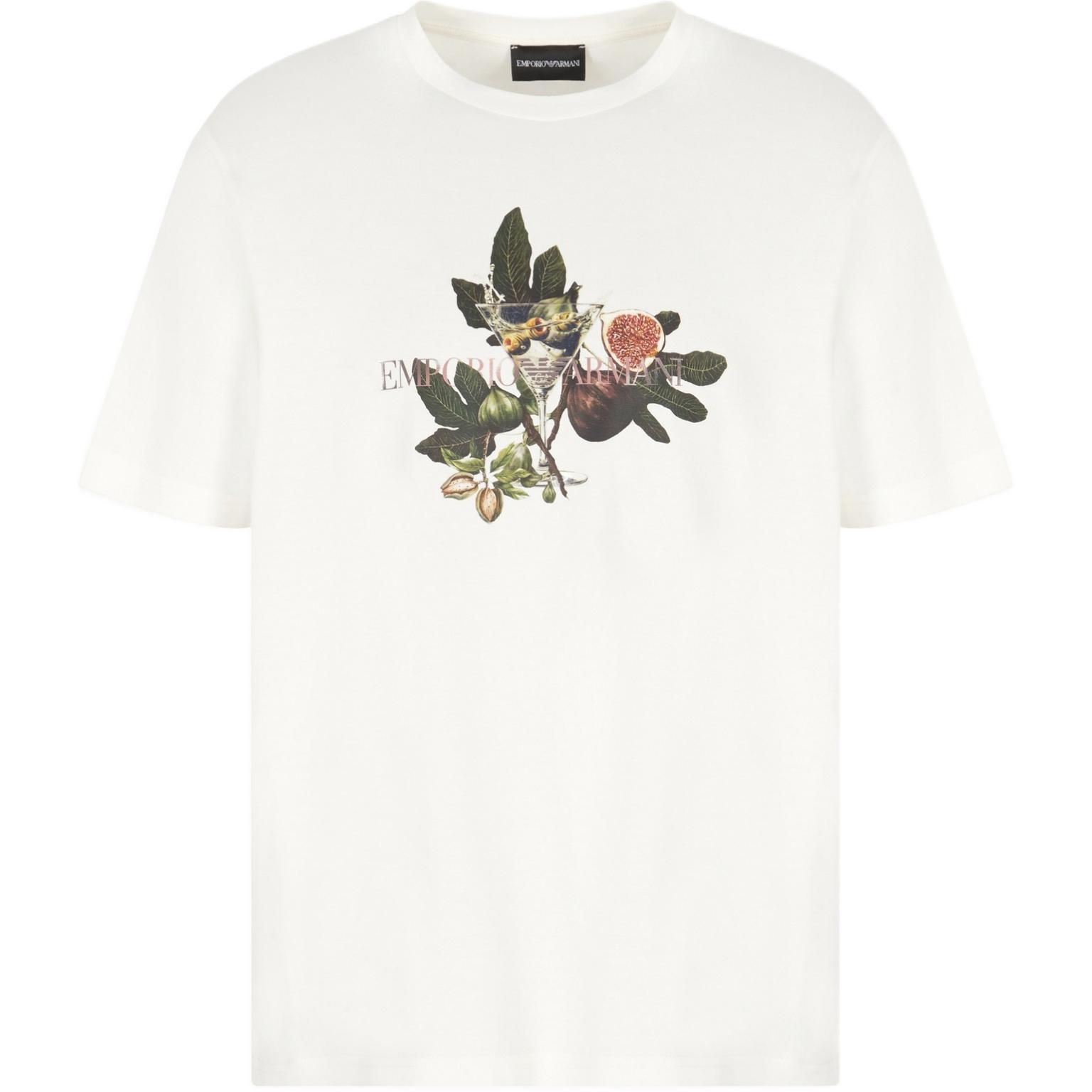 Emporio Armani Cotton Fitted Short Sleeve Round Neck Plant Print T-Shirt Men tops Starlight-White EM003829-AF19418-U0005 XXL
Emporio Armani Cotton Fitted Short Sleeve Round Neck Plant Print T-Shirt Men tops Starlight-White EM003829-AF19418-U0005 XXL