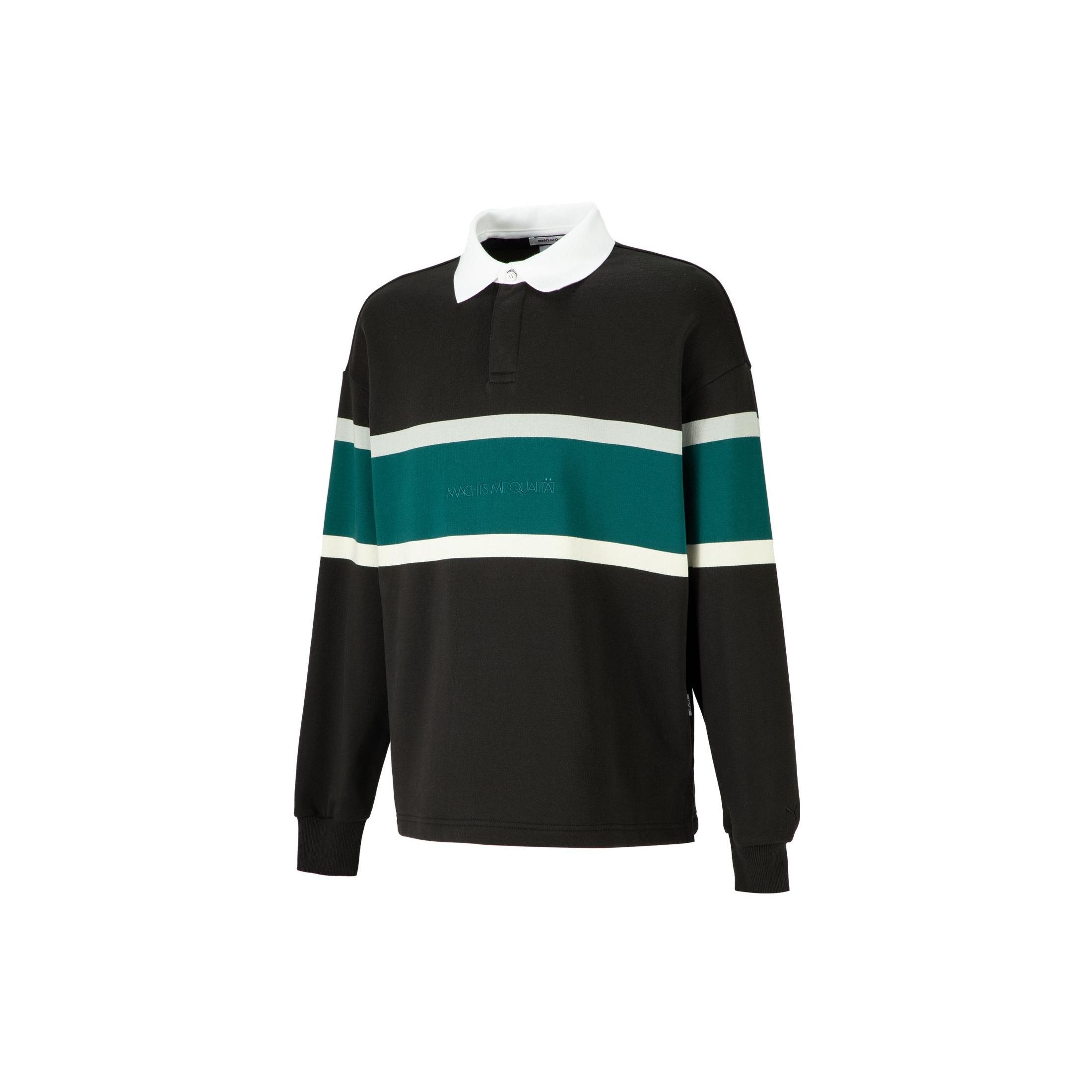 Puma MMQ Series Retro Color Block Long Sleeve Polo Shirt Unisex tops Black 539583-01 M
Puma MMQ Series Retro Color Block Long Sleeve Polo Shirt Unisex tops Black 539583-01 M