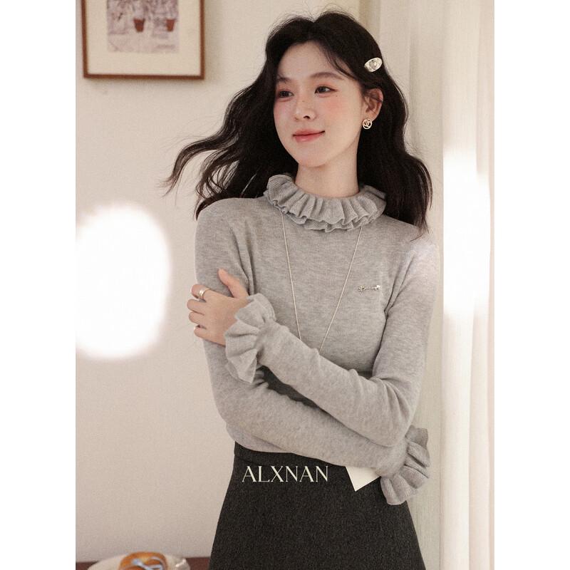Lu Xiangnan Women s Half-High Collar Ruffle Trim Knit Base Layer Sweater M
Lu Xiangnan Women s Half-High Collar Ruffle Trim Knit Base Layer Sweater M