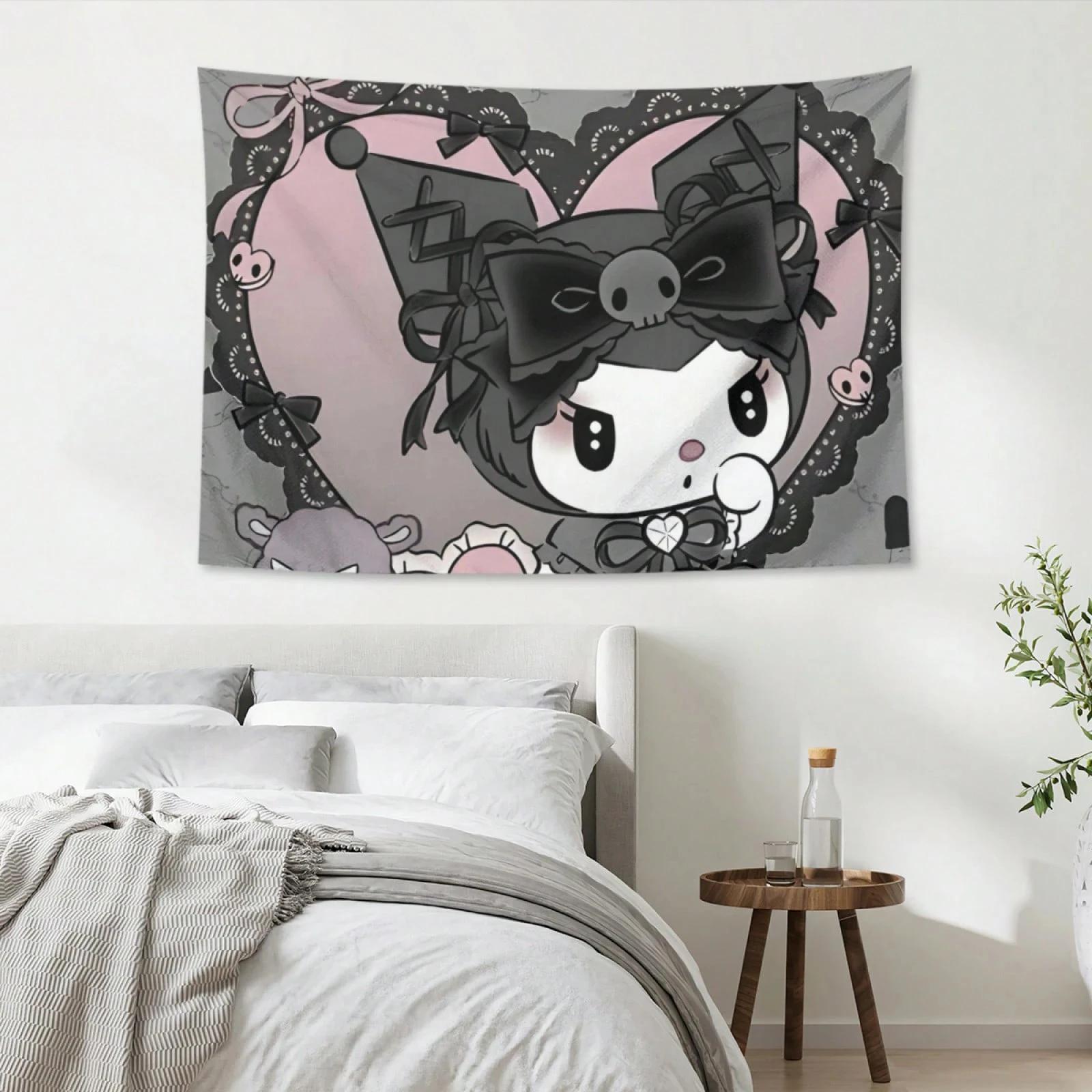 1pc Sanrio Kuromi Gothic Sweet Tapestry Polyester 2D Print Wall Hanging for Bedroom Living Room Home Decor Trendy Gift 74x94cm(29x37in)
1pc Sanrio Kuromi Gothic Sweet Tapestry Polyester 2D Print Wall Hanging for Bedroom Living Room Home Decor Trendy Gift 74x94cm(29x37in)