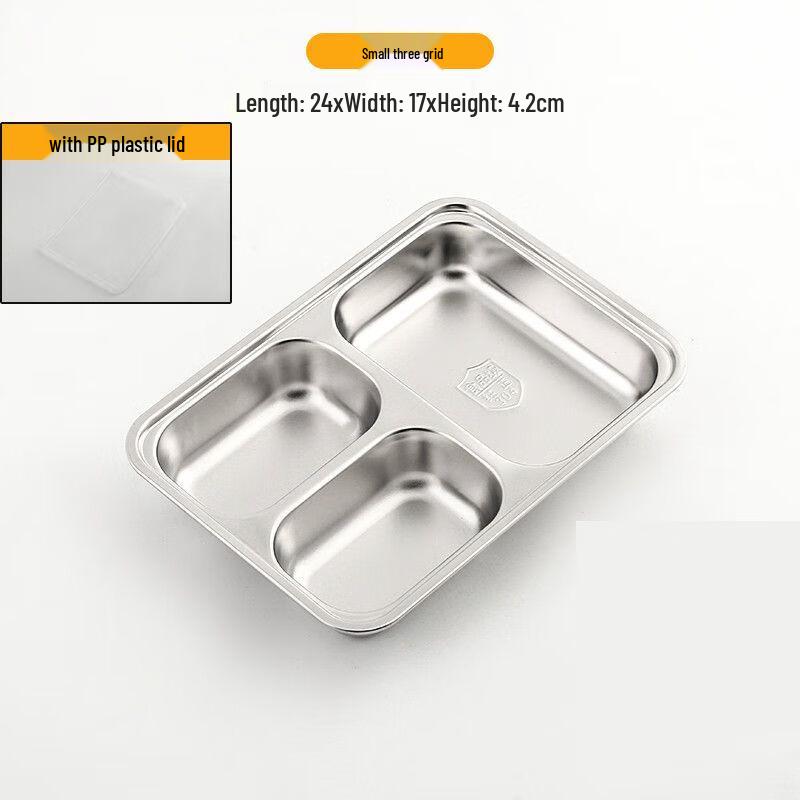 Tangyu 304 Stainless Steel 3-Compartment Lunch Plate
Tangyu 304 Stainless Steel 3-Compartment Lunch Plate