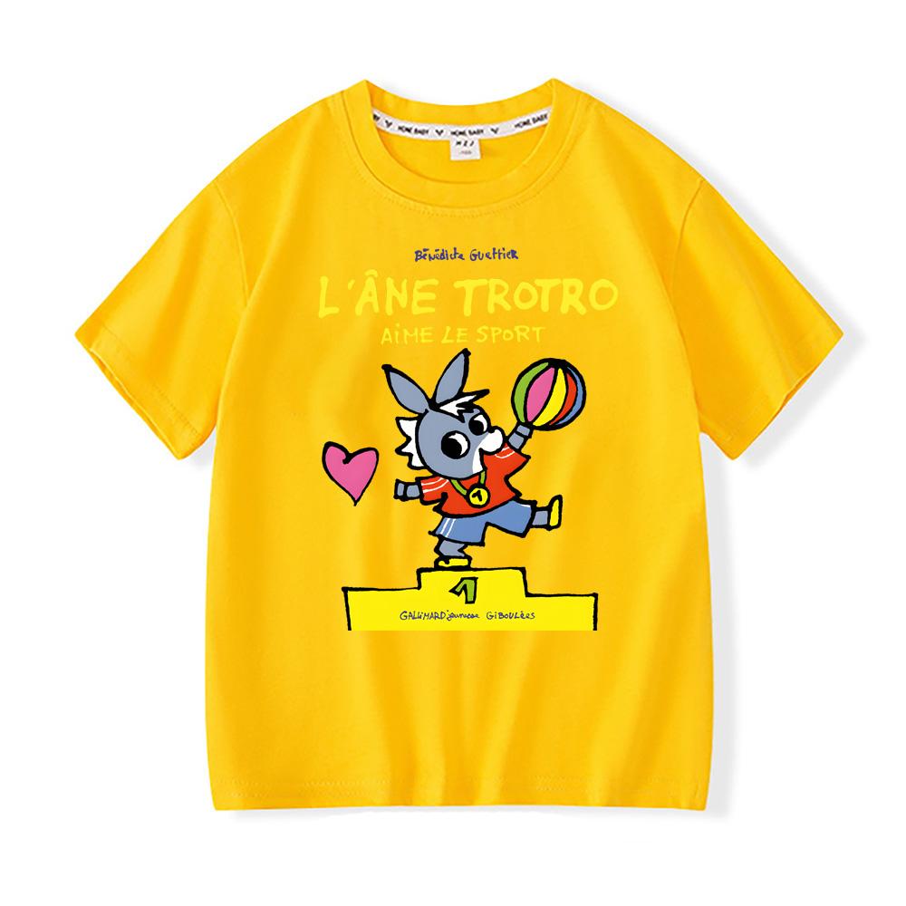 Lane Trotro TV 100%Cotton T-shirts Children Boysgirls Short Sleeve Breathable Tops Kawaii Kids Summer High Quality Tshirts Tee 110 жовтий
Lane Trotro TV 100%Cotton T-shirts Children Boysgirls Short Sleeve Breathable Tops Kawaii Kids Summer High Quality Tshirts Tee 110 жовтий