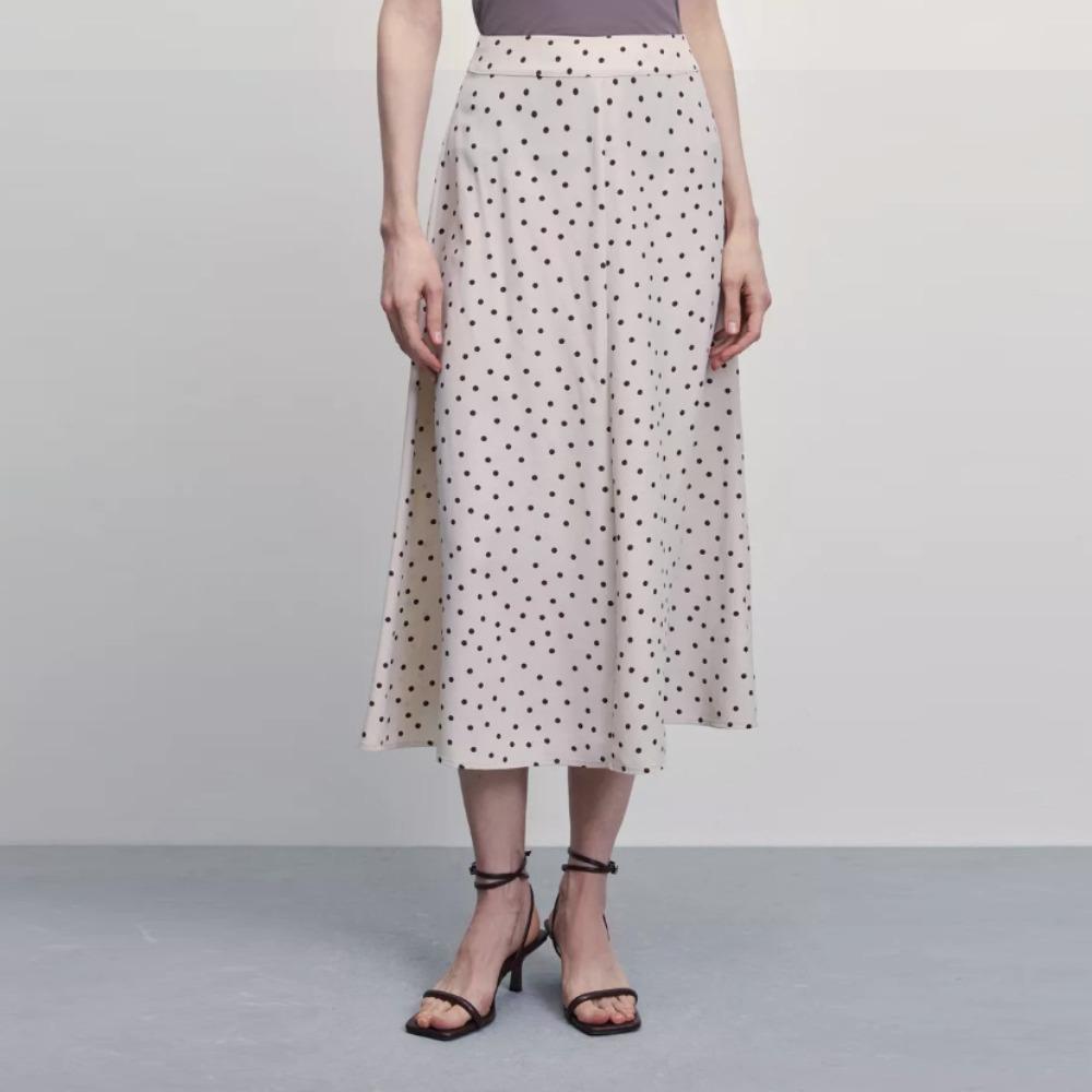 Autumn fashion retro high waist polka dot skirt commuter workplace women s clothing design sense elegant A-shaped skirt L бежевий
Autumn fashion retro high waist polka dot skirt commuter workplace women s clothing design sense elegant A-shaped skirt L бежевий