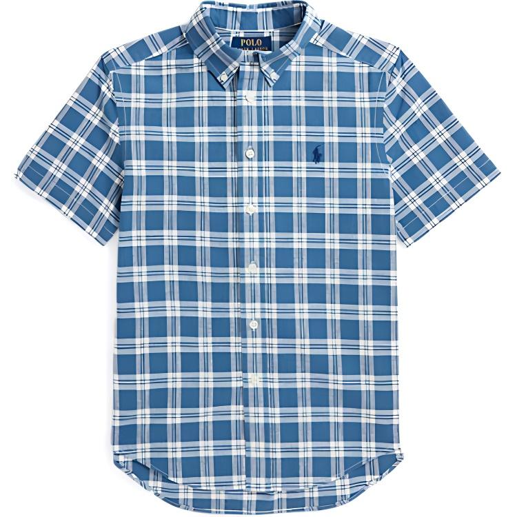 Polo Ralph Lauren Shirt Plaid Collar Single-Breasted Short Sleeve Kids tops Blue CWPOWOVY6820510-999 XL
Polo Ralph Lauren Shirt Plaid Collar Single-Breasted Short Sleeve Kids tops Blue CWPOWOVY6820510-999 XL