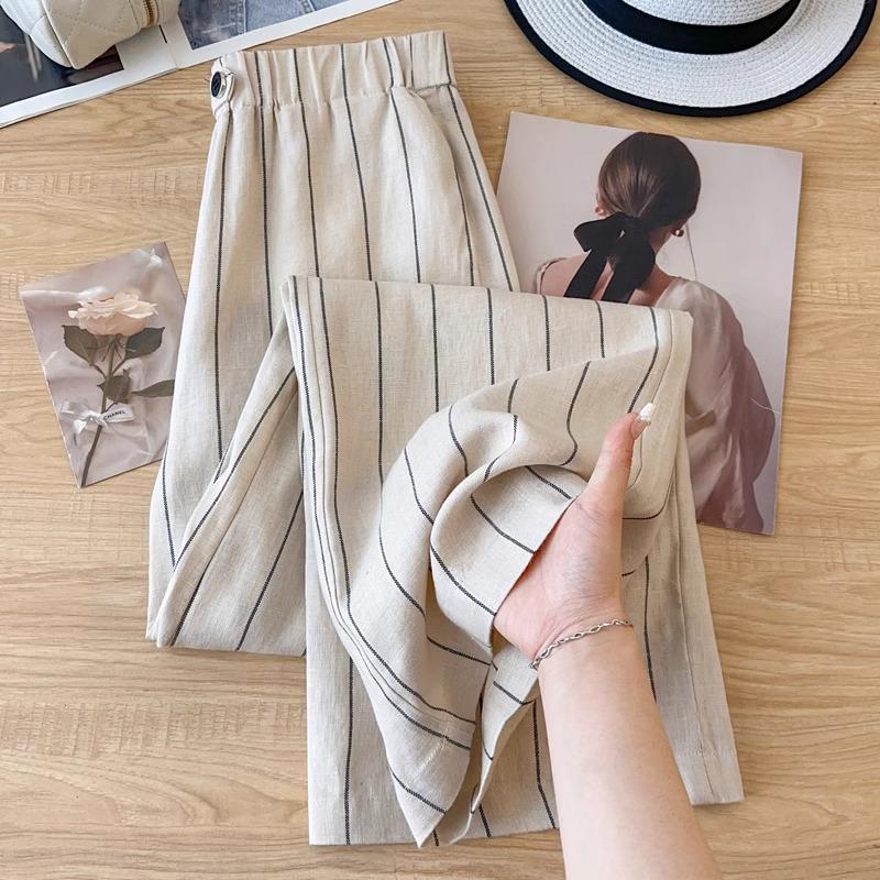 Women s High-Waisted Black Striped Wide-Leg Pants - Lightweight, Floor-Length, Summer 2025 Fashion. 3XL (135-145 lbs) хаки
Women s High-Waisted Black Striped Wide-Leg Pants - Lightweight, Floor-Length, Summer 2025 Fashion. 3XL (135-145 lbs) хаки
