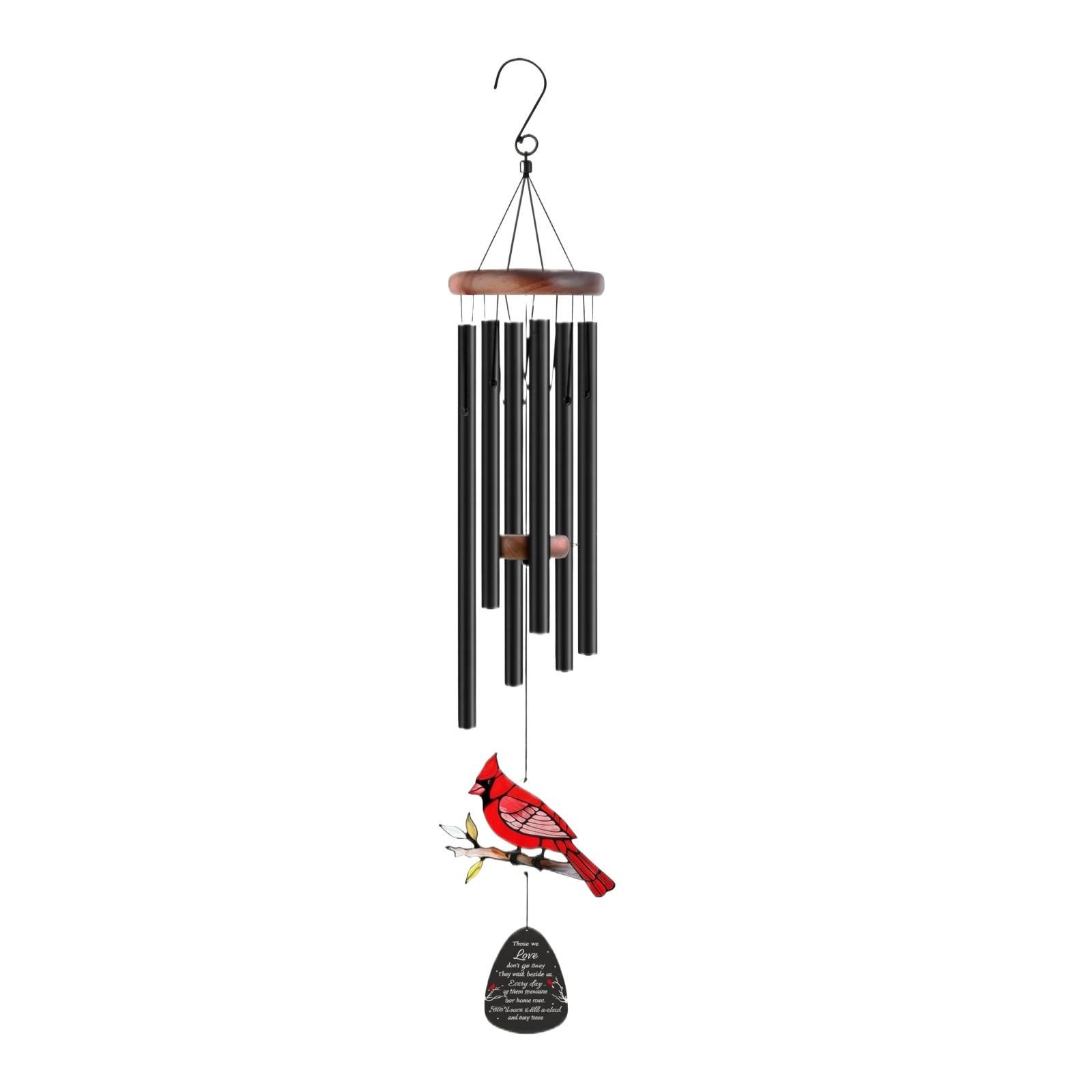 Metal Wind Chime Outdoor Hanging Windchime with Bird Ornament and Hook for Garden Patio Porch Decoration красный
Metal Wind Chime Outdoor Hanging Windchime with Bird Ornament and Hook for Garden Patio Porch Decoration красный
