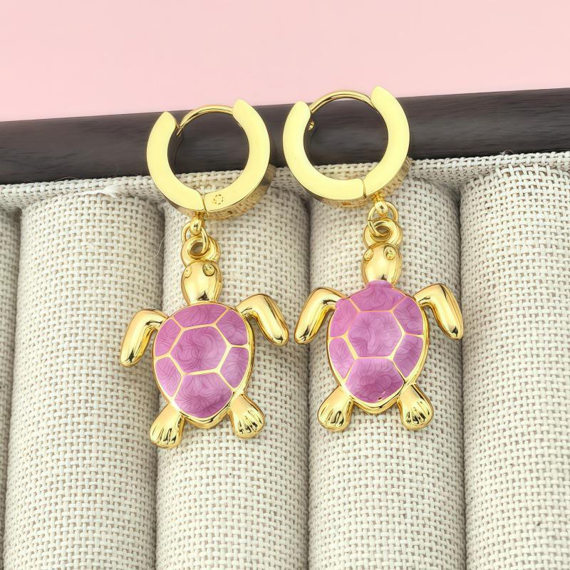 Charming Sea Turtle Dangle Earrings: Trendy Ocean-Inspired Drip Oil Design for Women
Charming Sea Turtle Dangle Earrings: Trendy Ocean-Inspired Drip Oil Design for Women
