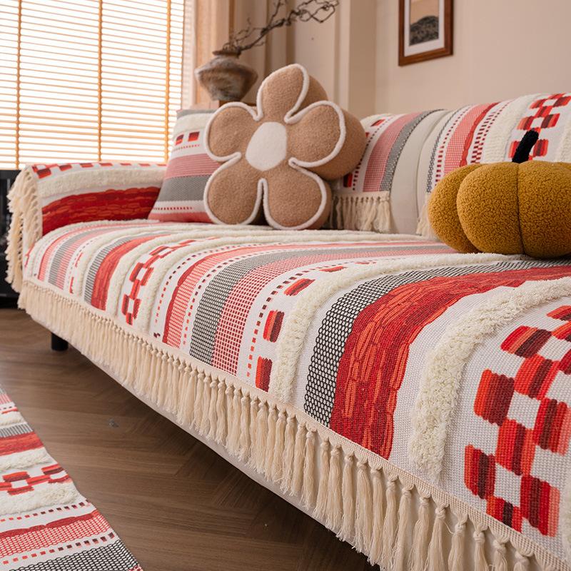 Bohemian Leather Sofa Cushion New Four-Season Universal Non-Slip Straight Row Seat Cushion Cover Cloth Cover Towel 70*70cm
Bohemian Leather Sofa Cushion New Four-Season Universal Non-Slip Straight Row Seat Cushion Cover Cloth Cover Towel 70*70cm