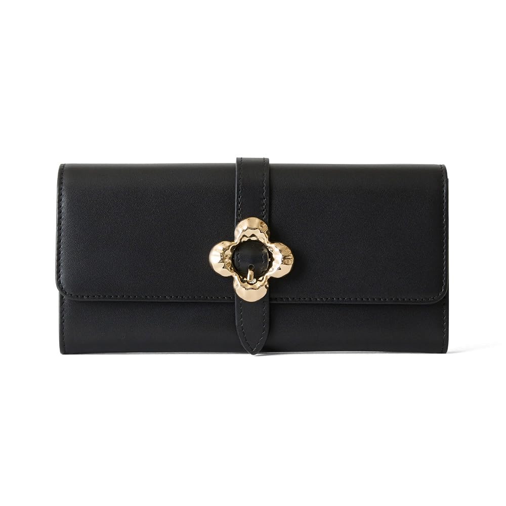 HASHIBAMI Flower Buckle Long Wallet Ha-2409-605 Black
HASHIBAMI Flower Buckle Long Wallet Ha-2409-605 Black