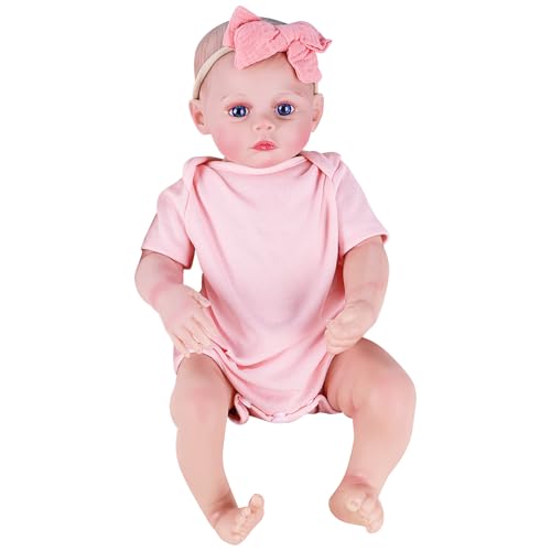ROERHE Reborn Baby Doll, Vinyl Baby Doll, Realistic Girl, Cloth Body, 45cm, Newborn, Perfect for Parenting Practice, Gift, Doll Therapy
ROERHE Reborn Baby Doll, Vinyl Baby Doll, Realistic Girl, Cloth Body, 45cm, Newborn, Perfect for Parenting Practice, Gift, Doll Therapy
