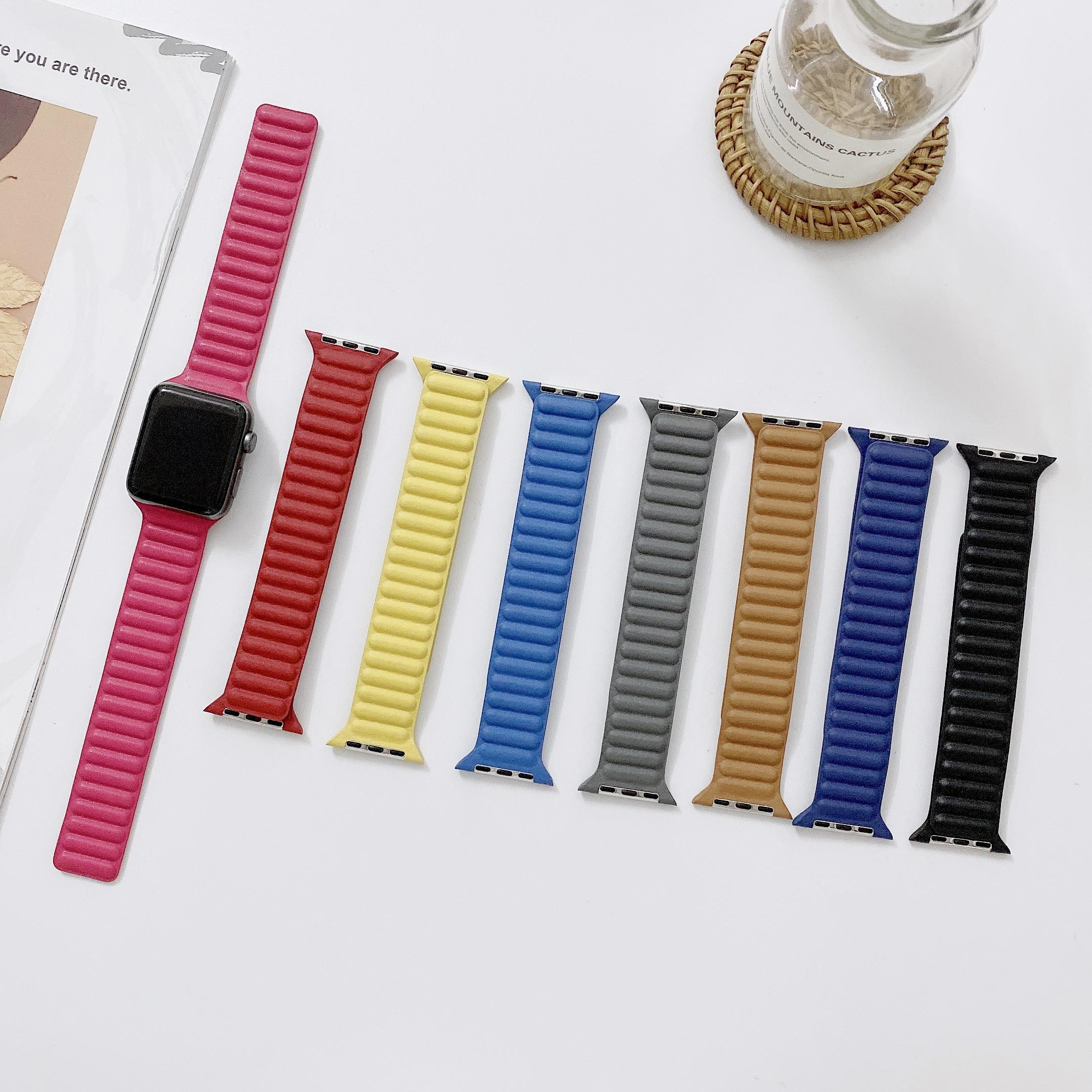 Кожаный магнитный ремешок для Iwatch 9 8 7 6 SE 40 44 мм 41 45 мм 49 мм ремешок для часов Apple Watch Series Ultra 4/3/2/1 браслет браслет 38 42 мм ремешок 38 40 41mm чёрный
Кожаный магнитный ремешок для Iwatch 9 8 7 6 SE 40 44 мм 41 45 мм 49 мм ремешок для часов Apple Watch Series Ultra 4/3/2/1 браслет браслет 38 42 мм ремешок 38 40 41mm чёрный