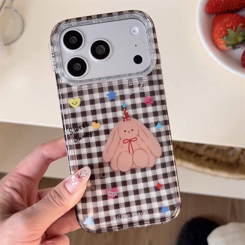 Custom Black Plaid Bunny Illustration Phone Case for iPhone 17/16 Pro Max/15/14 Apple 14 Pro Max
Custom Black Plaid Bunny Illustration Phone Case for iPhone 17/16 Pro Max/15/14 Apple 14 Pro Max
