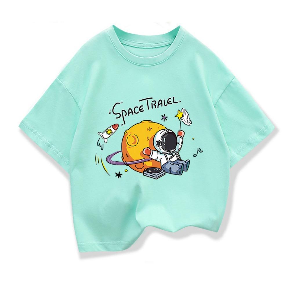 New Kids Clothing Spaceman Travel Graphic Summer T-Shirt Boy And Girl Fashion Tops Teen Boys Loose Short Sleeve Tee 100
New Kids Clothing Spaceman Travel Graphic Summer T-Shirt Boy And Girl Fashion Tops Teen Boys Loose Short Sleeve Tee 100