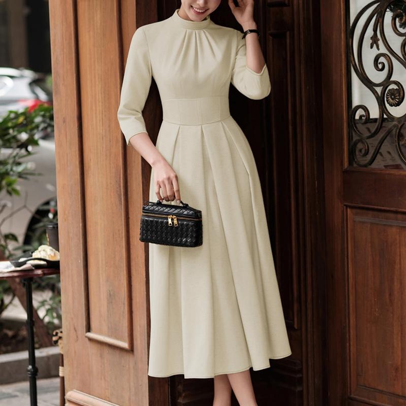 ZANZEA Women Casual Stand Collar Loose 3/4 Sleeve Midi Dress M абрикосовый
ZANZEA Women Casual Stand Collar Loose 3/4 Sleeve Midi Dress M абрикосовый
