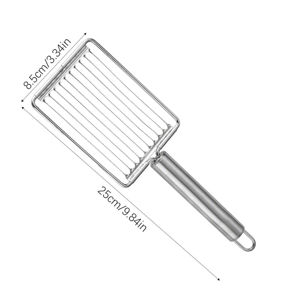 Stainless steel Hand Slicer Handheld Boiled Egg Slicer Onion Chopper Kitchen Gadgets Tomato Slicing Tool for Egg Ham Fruit
Stainless steel Hand Slicer Handheld Boiled Egg Slicer Onion Chopper Kitchen Gadgets Tomato Slicing Tool for Egg Ham Fruit