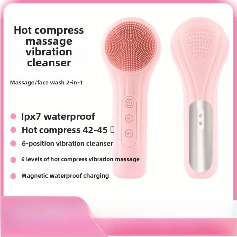 Electric Cleanser Waterproof Silicone Face Wash Meter Hot Compress Pore Cleaner Rechargeable Cleanser чорний
Electric Cleanser Waterproof Silicone Face Wash Meter Hot Compress Pore Cleaner Rechargeable Cleanser чорний
