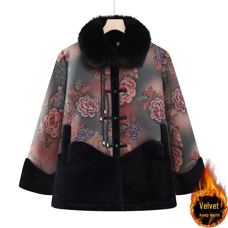 Elderly Women s Winter Coat: Fleece-Lined Cotton Jacket, Grandma Style, Thickened Mink Velvet. 2XL (105-120 jin)
Elderly Women s Winter Coat: Fleece-Lined Cotton Jacket, Grandma Style, Thickened Mink Velvet. 2XL (105-120 jin)