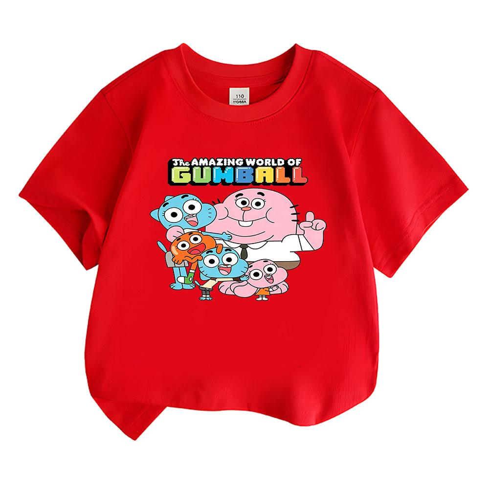 The Amazing World of Gumball Children s T-shirt 100% Cotton Cartoon Tees Boys Girls Fashion Anime Short Sleeve Kids Top Summer clothes Funny T-shirt 100 червоний
The Amazing World of Gumball Children s T-shirt 100% Cotton Cartoon Tees Boys Girls Fashion Anime Short Sleeve Kids Top Summer clothes Funny T-shirt 100 червоний