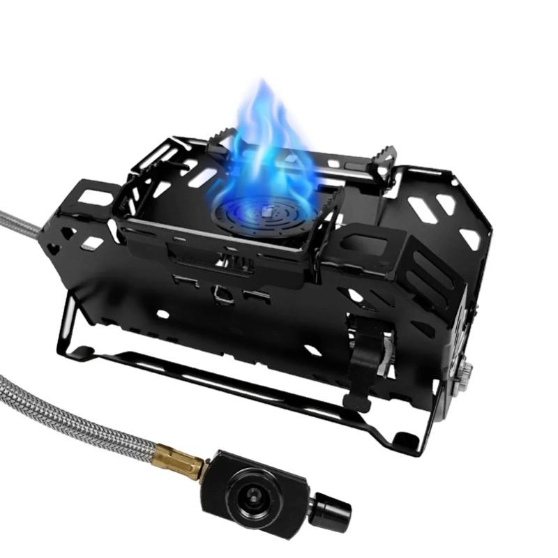 Portable Camping Stove Burner Foldable Burner Windproof Box Stove 400W Lightweight Backpacking Stove with Carrying Case
Portable Camping Stove Burner Foldable Burner Windproof Box Stove 400W Lightweight Backpacking Stove with Carrying Case