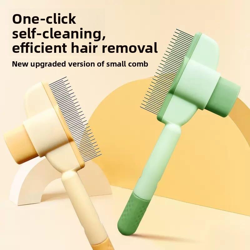 Pet Comb Cat and Dog Hair Detangling, De shedding and Self cleaning Comb Long/Short Needle Comb
Pet Comb Cat and Dog Hair Detangling, De shedding and Self cleaning Comb Long/Short Needle Comb