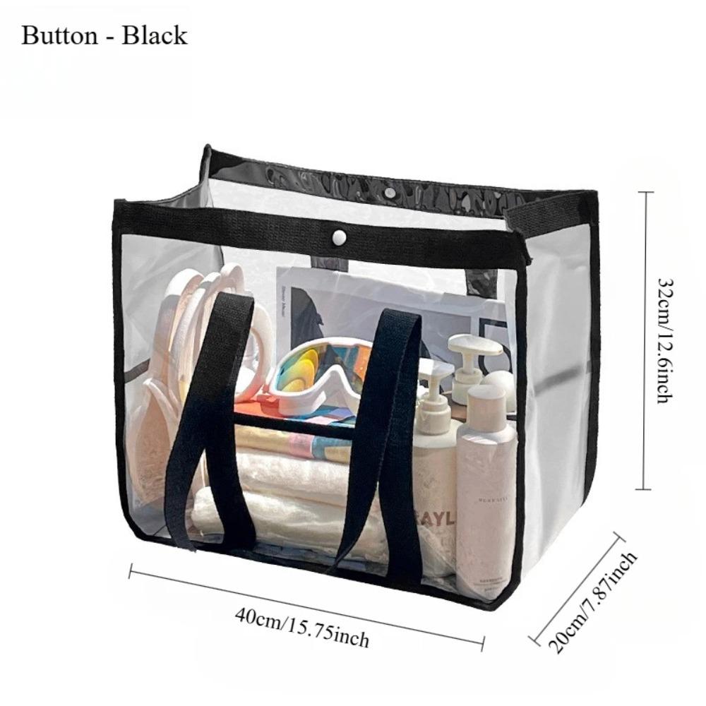 Swimming Beach Bag Toiletries Clothes Towels Shoes Organizer Travel Transparent Makeup Bag Luggage Gift Pouch Storage Case Black
Swimming Beach Bag Toiletries Clothes Towels Shoes Organizer Travel Transparent Makeup Bag Luggage Gift Pouch Storage Case Black