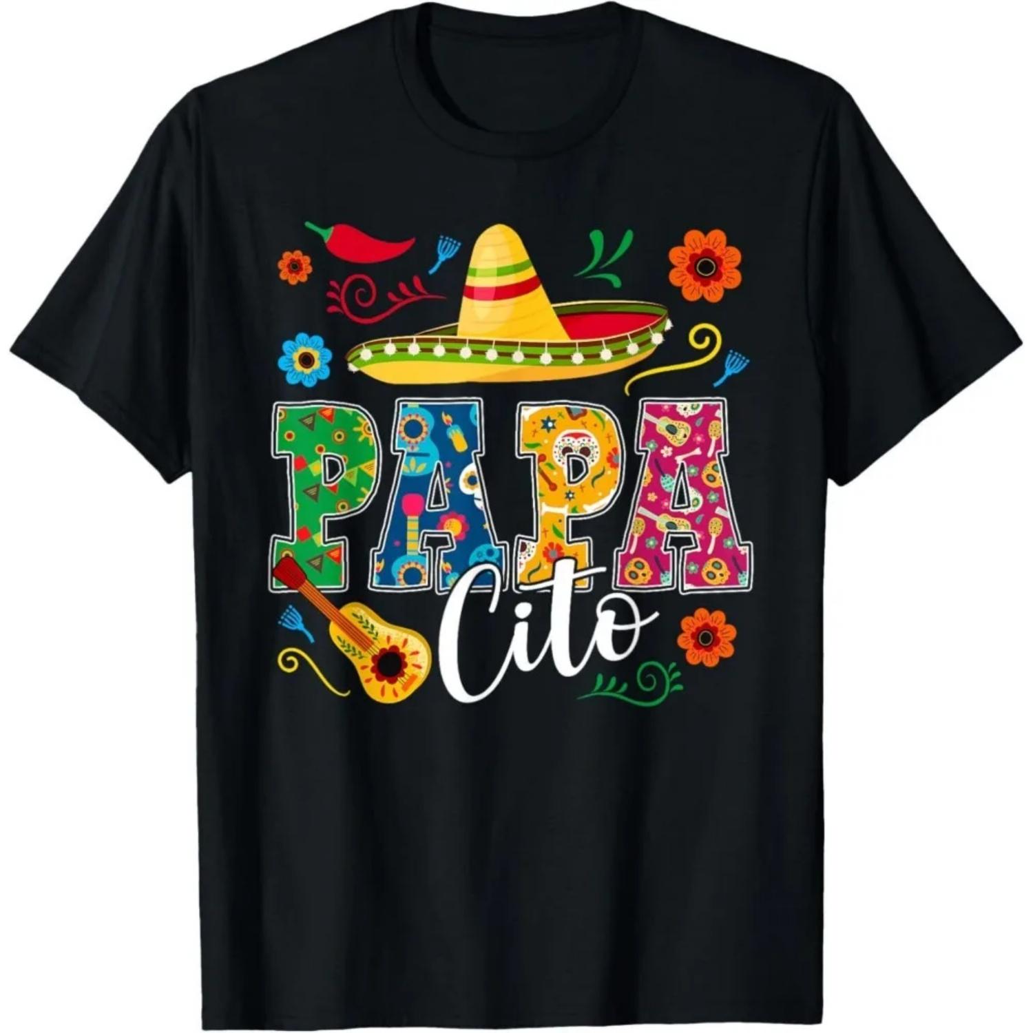 2025 Mexico Carnival May Festival Men s High Quality Printed Cotton Tshirt Cinco De Mayo Papacito Flower Papa Shirt Mexican Tops XXXXXL чорний
2025 Mexico Carnival May Festival Men s High Quality Printed Cotton Tshirt Cinco De Mayo Papacito Flower Papa Shirt Mexican Tops XXXXXL чорний