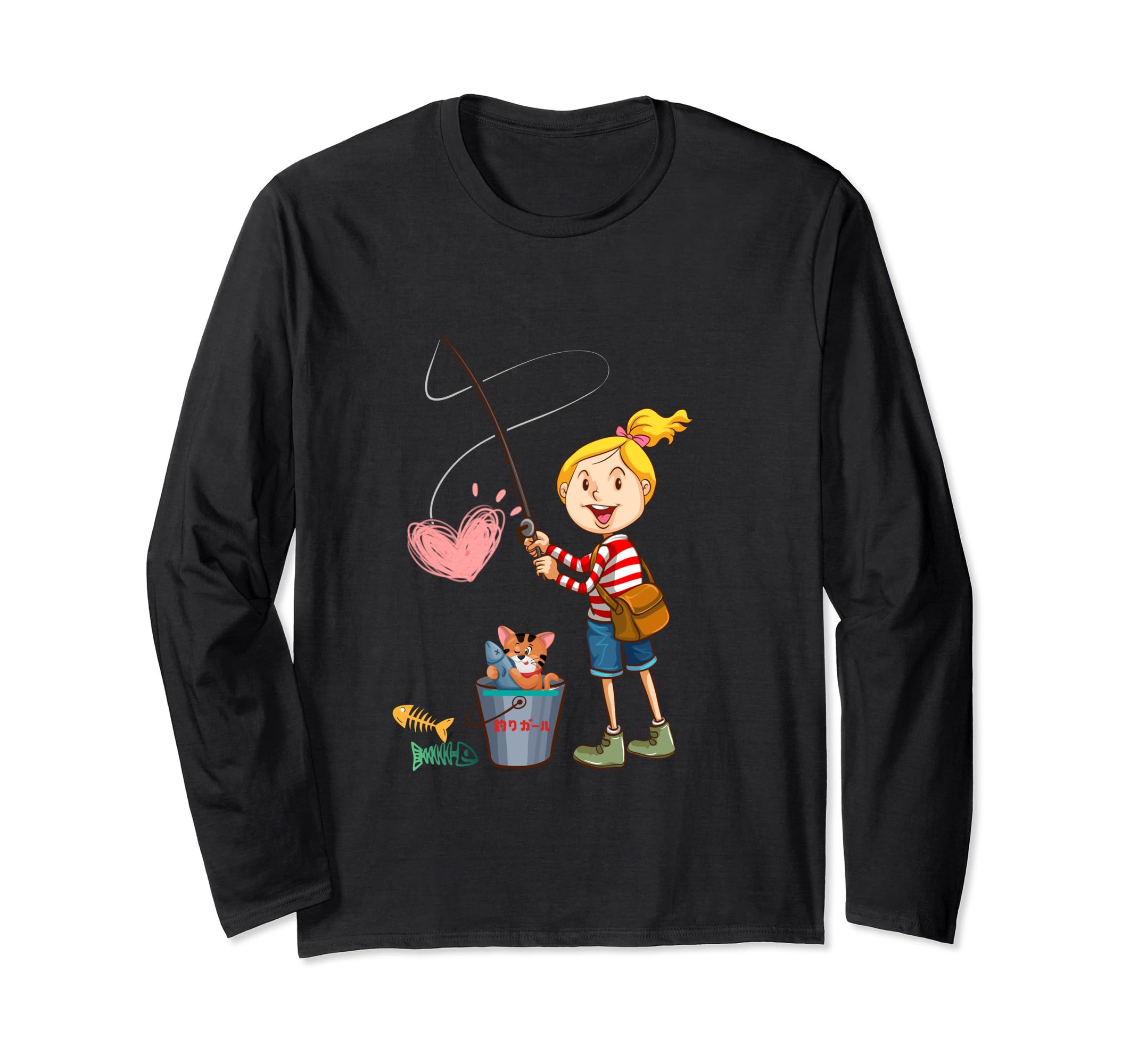 Fishing fishing fishing outdoor summer funny girl, fashion, lover, cat, cute, wear, gift, clothes, loungewear, heart, long-sleeved T-shirt чёрный
Fishing fishing fishing outdoor summer funny girl, fashion, lover, cat, cute, wear, gift, clothes, loungewear, heart, long-sleeved T-shirt чёрный