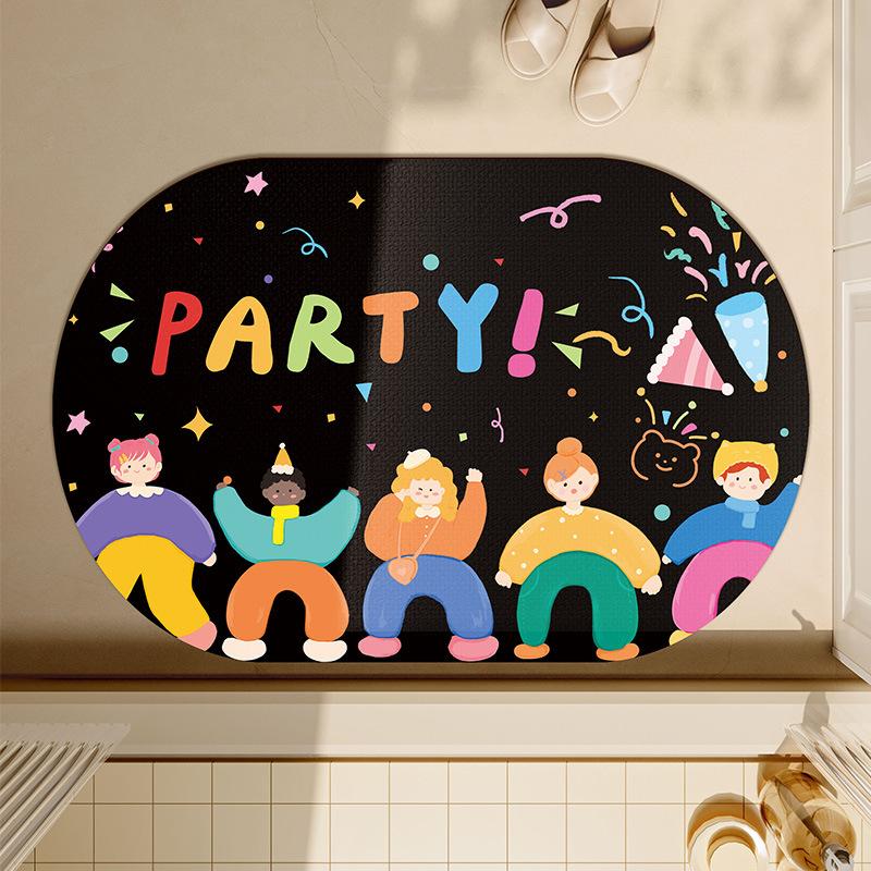 Bathroom Floor Mat Diatom Mud Water Absorption Quick-drying Bathroom Door Anti-slip Foot Mat Toilet Bathroom Bathroom Door Mat 40 * 60cm
Bathroom Floor Mat Diatom Mud Water Absorption Quick-drying Bathroom Door Anti-slip Foot Mat Toilet Bathroom Bathroom Door Mat 40 * 60cm