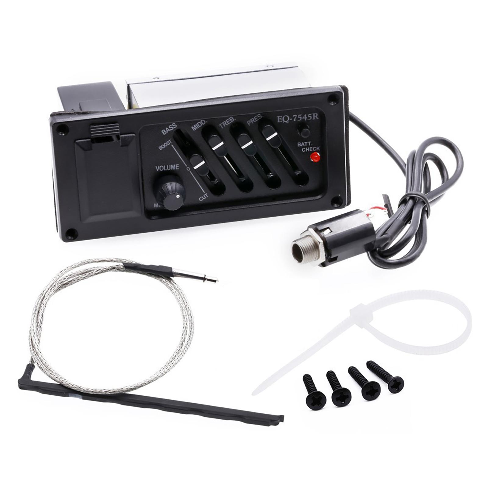 Acoustic Guitar Pickup Balancing EQ for Folk Classical Musical Universal Accessories
Acoustic Guitar Pickup Balancing EQ for Folk Classical Musical Universal Accessories