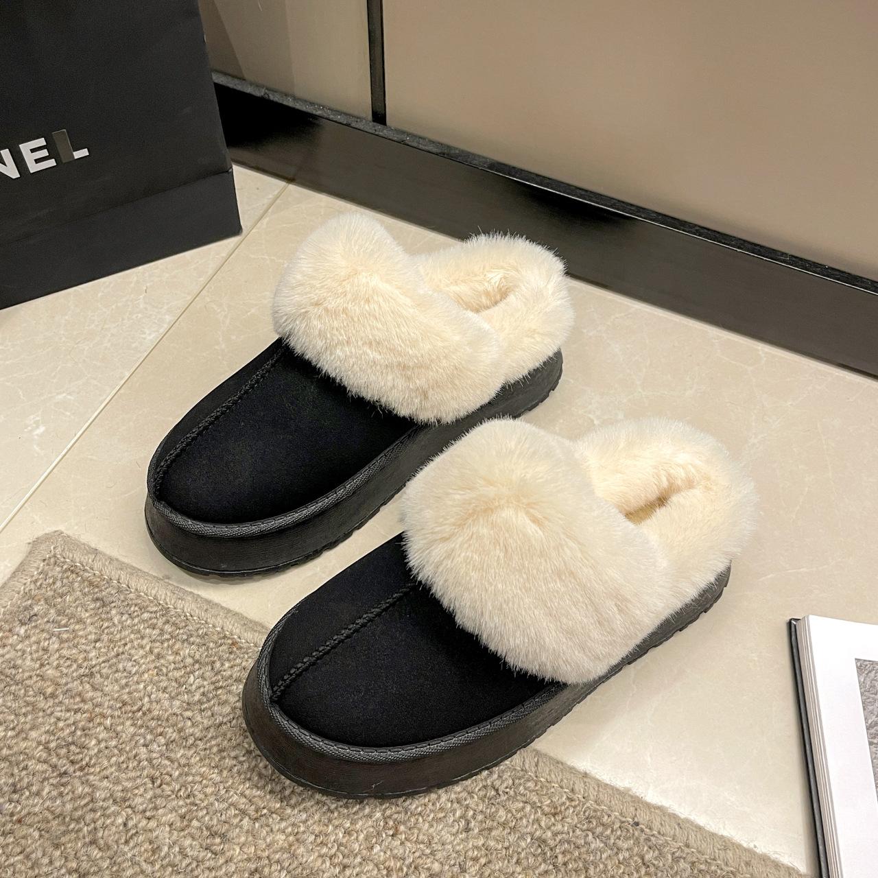 2024 winter new bag head snow slippers women wear thick-soled piled thickened warm indoor cotton shoes fluffy shoes 36 чорний
2024 winter new bag head snow slippers women wear thick-soled piled thickened warm indoor cotton shoes fluffy shoes 36 чорний