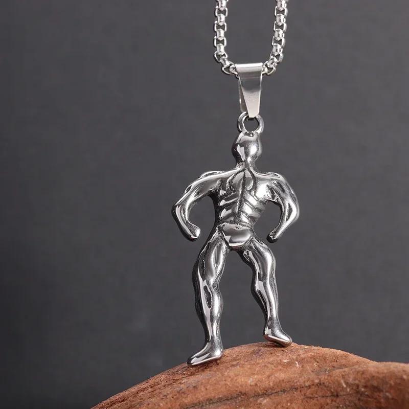Titanium Steel Dumbbell Pendant Gym Fitness Equipment Barbell Necklace Domineering Muscular Men Fitness Leisure Sports Jewelry
Titanium Steel Dumbbell Pendant Gym Fitness Equipment Barbell Necklace Domineering Muscular Men Fitness Leisure Sports Jewelry
