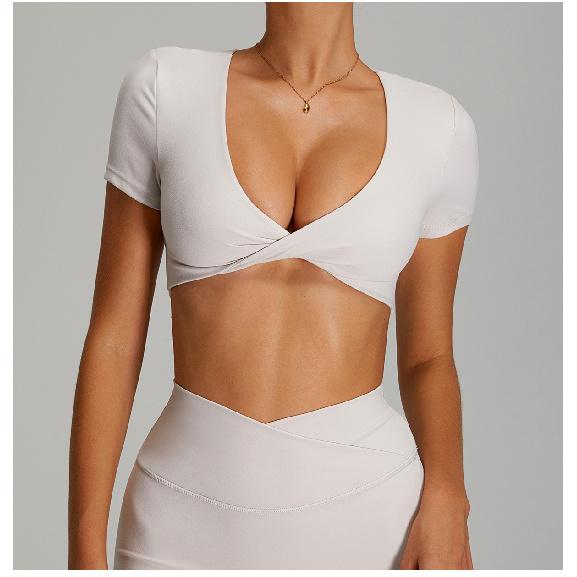 New Sexy Backless Yoga Short Sleeved Women S Nude Tight Fit Fitness T-Shirt Quick Drying Yoga Top For External Wear S пурпурно красный
New Sexy Backless Yoga Short Sleeved Women S Nude Tight Fit Fitness T-Shirt Quick Drying Yoga Top For External Wear S пурпурно красный