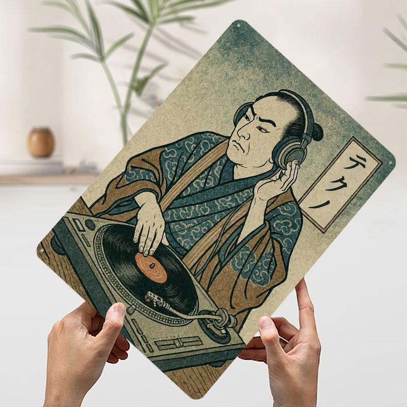 Ukiyoe DJ With Headphones Tin Plaque Poster Customized Wall Art Retro Vintage Metal Signs for Man Cave Gaming Room Decoration 7.9x11.8In(20x30cm)
Ukiyoe DJ With Headphones Tin Plaque Poster Customized Wall Art Retro Vintage Metal Signs for Man Cave Gaming Room Decoration 7.9x11.8In(20x30cm)