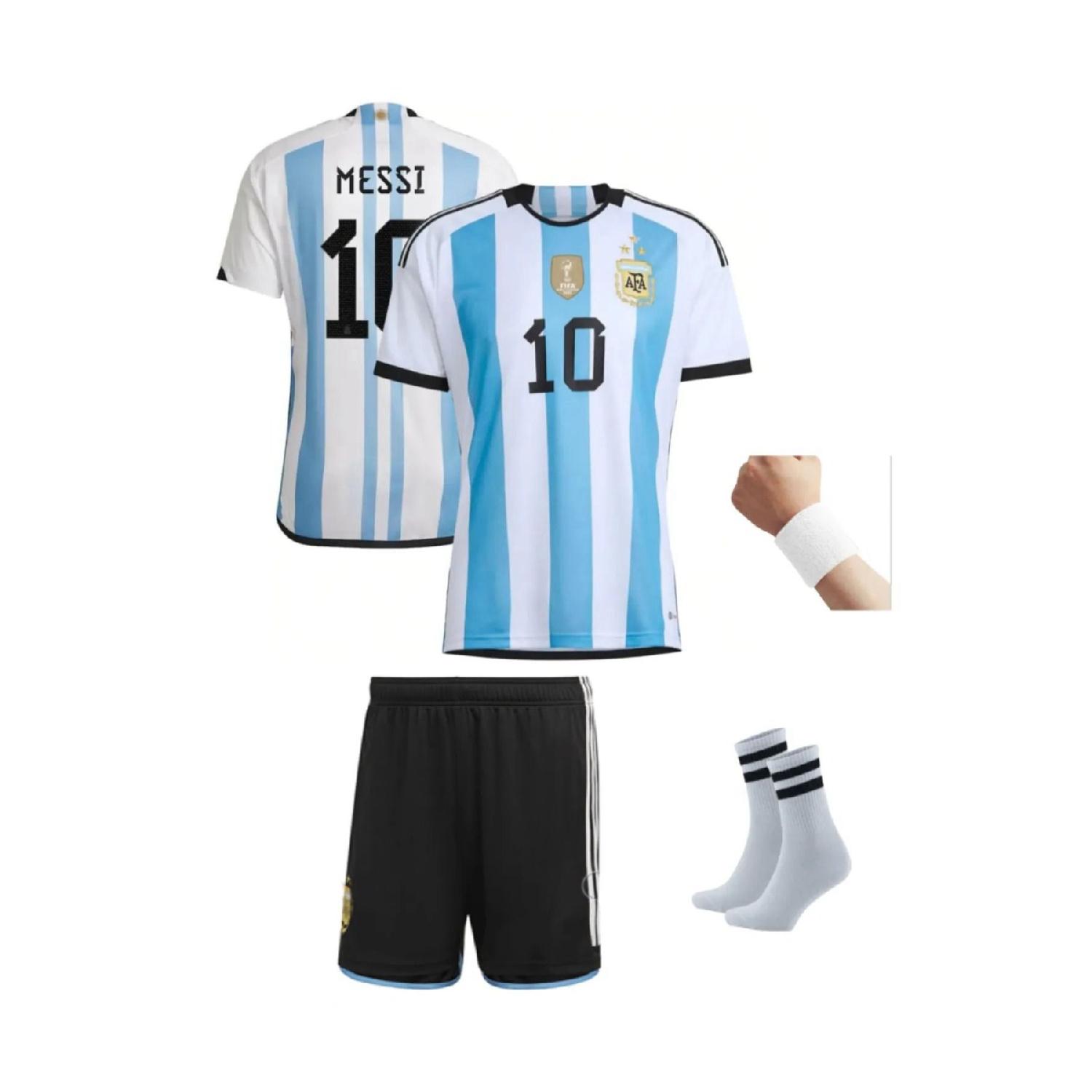 World Cup 3 Stars Argentina Messi Football Kids Jersey 2023/2024 Season Set Of 4 7-8 Yaş синий
World Cup 3 Stars Argentina Messi Football Kids Jersey 2023/2024 Season Set Of 4 7-8 Yaş синий