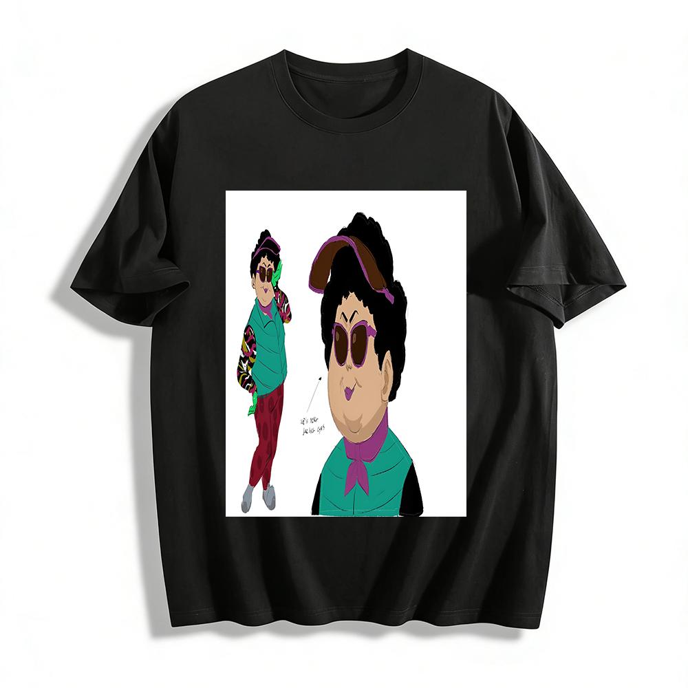 Retro Funny Curly-haired Aunt Print Casual Top Trendy Loose Unisex T-shirt Pure cotton T-shirt XXS
Retro Funny Curly-haired Aunt Print Casual Top Trendy Loose Unisex T-shirt Pure cotton T-shirt XXS