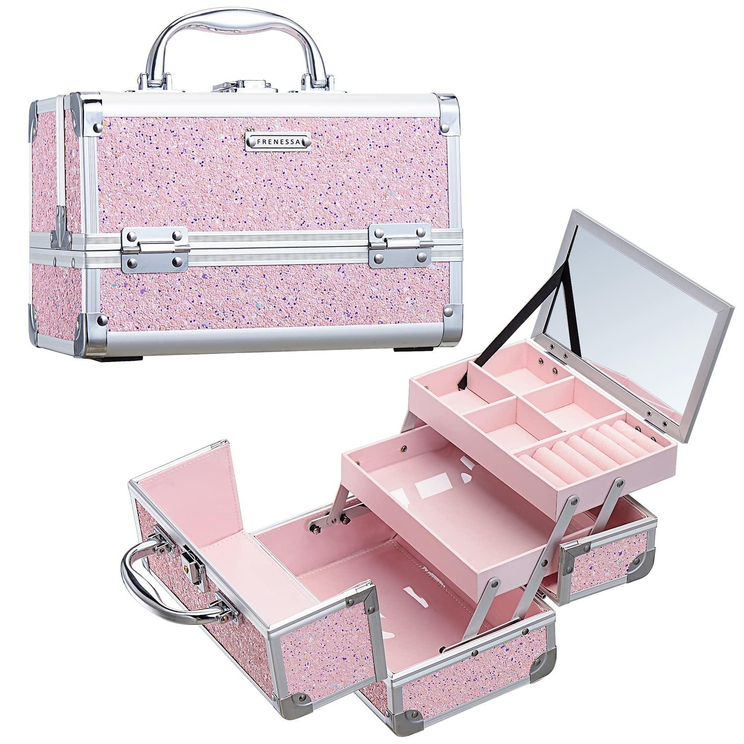 Joligrace Makeup 23cm Makeup Storage Makeup Cosmetic Box with Cosmetic Box with Cosmetic Tools Storage Box Box, 2-Tier Tray, Wide, Box, Box, Mirror, розовый
Joligrace Makeup 23cm Makeup Storage Makeup Cosmetic Box with Cosmetic Box with Cosmetic Tools Storage Box Box, 2-Tier Tray, Wide, Box, Box, Mirror, розовый