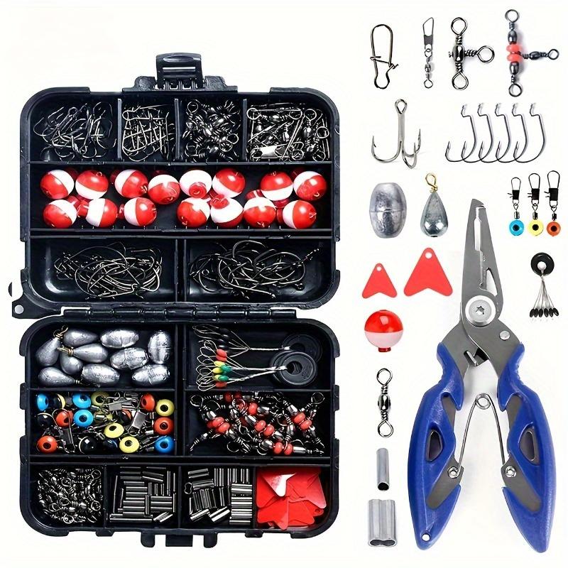 Набор рыболовных снастей из 264 предметов с плоскогубцами, крючками и скользящими грузилами - Полный набор в коробке для рыболовов 1 set
Набор рыболовных снастей из 264 предметов с плоскогубцами, крючками и скользящими грузилами - Полный набор в коробке для рыболовов 1 set