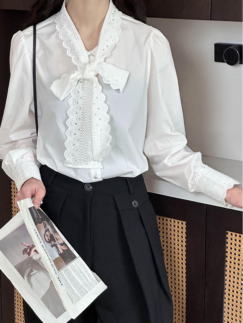 Женская рубашка в корейском стиле с бантом, белая, ранняя весна 2025 года, шикарный топ 8889 One Size белый
Женская рубашка в корейском стиле с бантом, белая, ранняя весна 2025 года, шикарный топ 8889 One Size белый