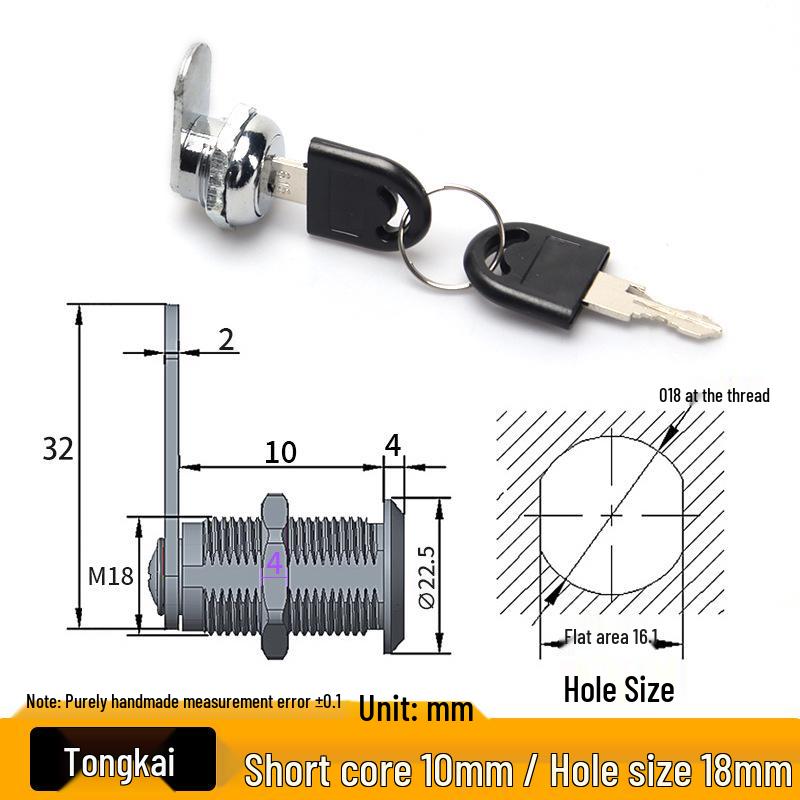 Zinc Alloy Rotating Tongue Lock for Drawer, Cabinet, Meter Box, and Door
Zinc Alloy Rotating Tongue Lock for Drawer, Cabinet, Meter Box, and Door
