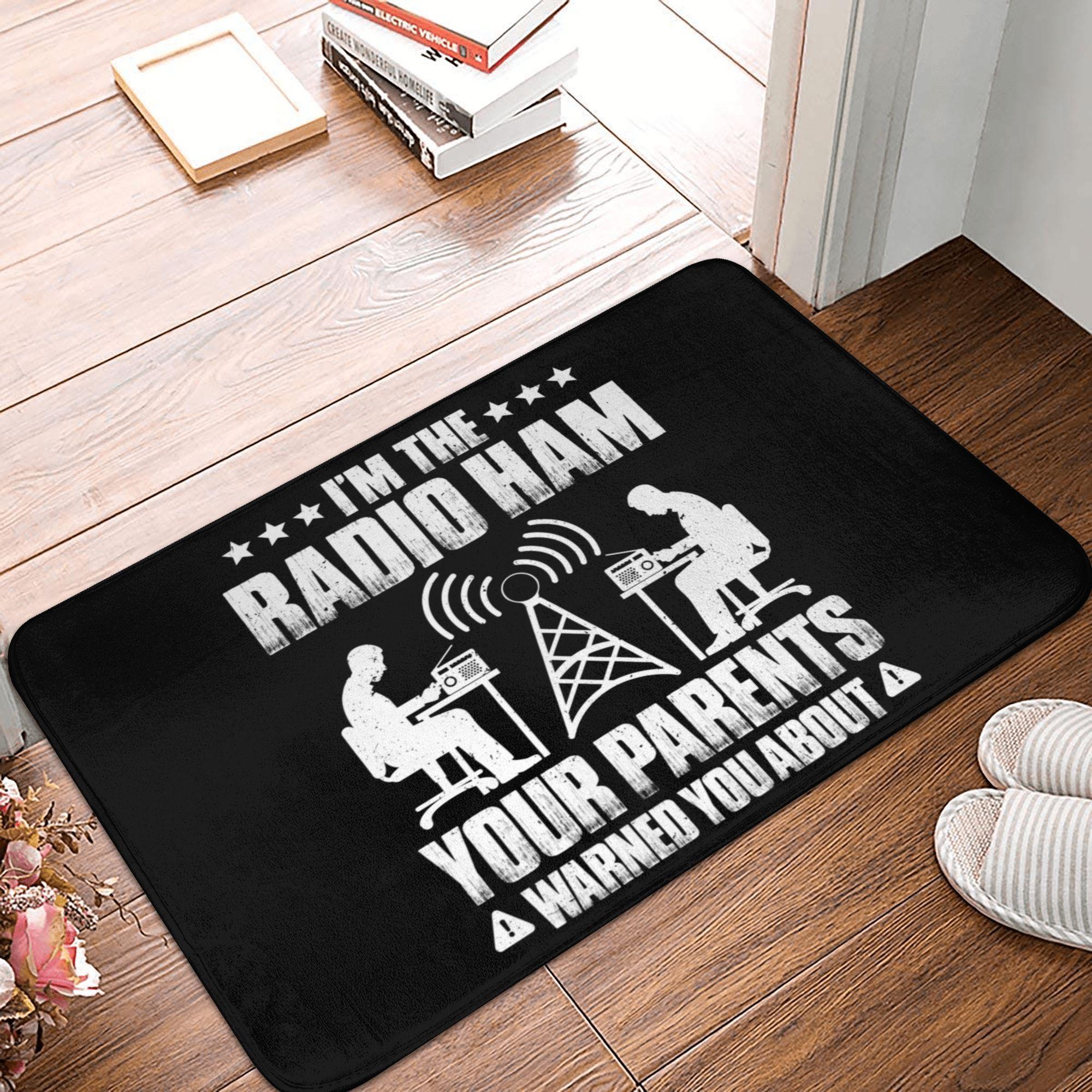 Licensed Ham Retro Radio Operator Fun Doormat Mat Anti-Slip Bath Kitchen Balcony Rug Carpet 40x60cm
Licensed Ham Retro Radio Operator Fun Doormat Mat Anti-Slip Bath Kitchen Balcony Rug Carpet 40x60cm
