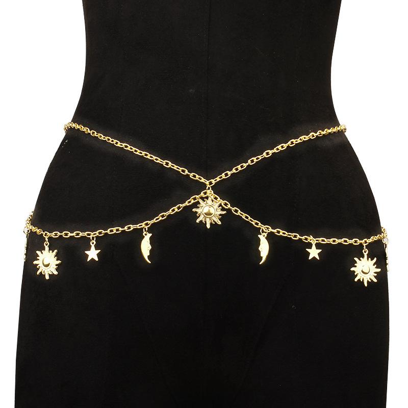 Hip Hop Fashion Metal Star Moon Double Layer Chain Sexy Pants Chain Body Fashion Sexy Adjustable Waist Chain золотой
Hip Hop Fashion Metal Star Moon Double Layer Chain Sexy Pants Chain Body Fashion Sexy Adjustable Waist Chain золотой